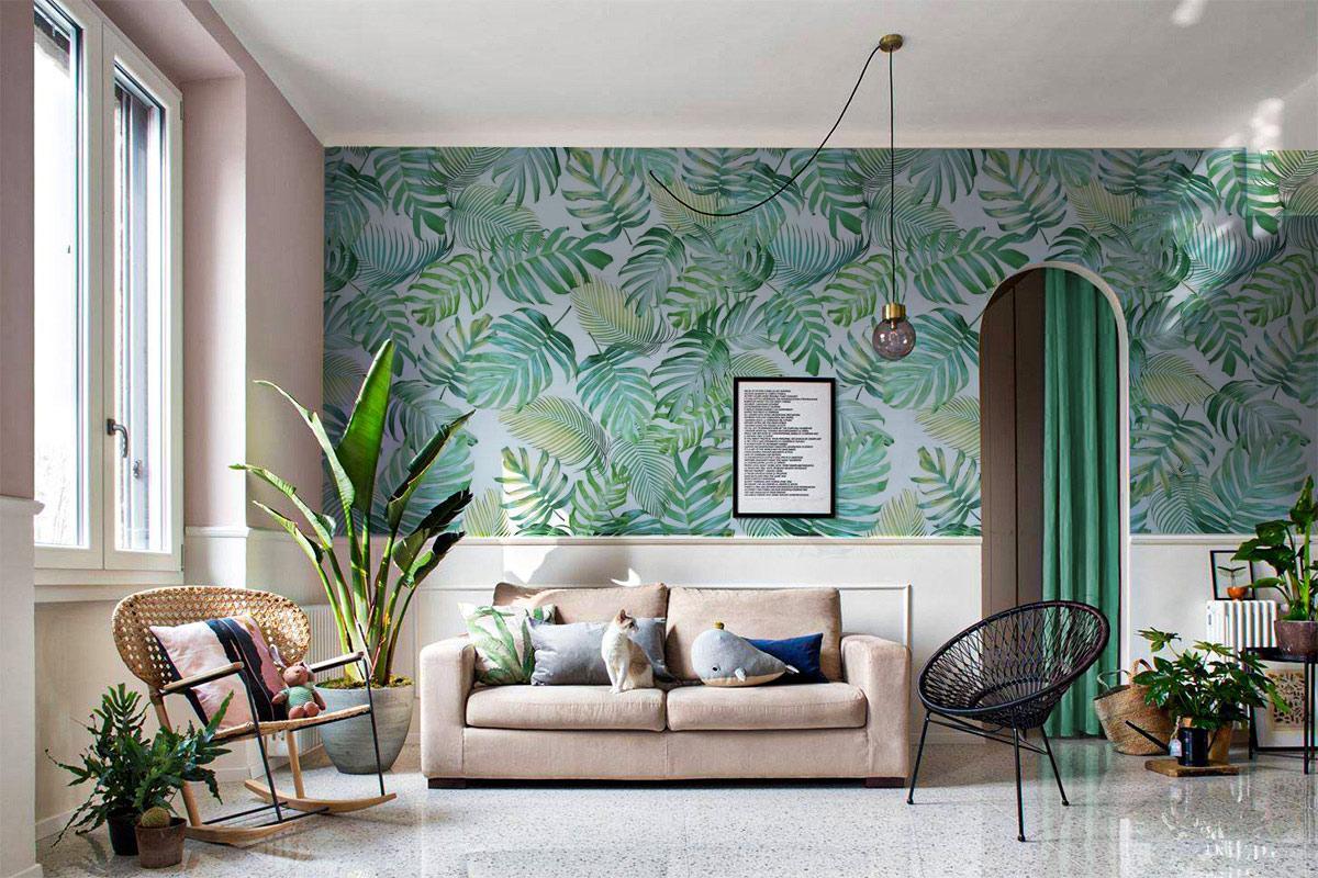 thiết kế thi công nội thất chung cư phong cách tropical